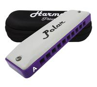 Harmo Polar Diatonic Armnica Clave de A - Aungueo menor armnico para jazz gitano de jazz Oriental Lounge y Tango Music Mouth Organ con armnica de