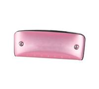 Harmónica Armónica De Blues De 7 Agujeros En Clave C/D Instrumento De Viento De Madera Adecuado Para Principiantes(Pink D)
