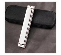Harmónica Armónica De Trémolo De 24 Agujeros Con Clave C, ABS Transparente, Peine, Clave C Para Arpa Para Principiantes(E Tone)