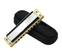 Harmónica Armónica Diatónica De 10 Agujeros Con Peine De Bambú Arpa De Blues Arpa Estándar De 10 Agujeros(C Tone)