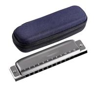Harmónica Armónica Profesional De Blues De 12 Agujeros Con Peine ABS(E)