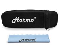 Harmonica case for 12 hole chromatic harmonica by Harmo - black zip pouch