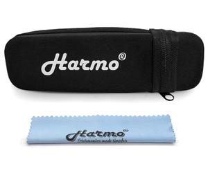 Harmonica case for 12 hole chromatic harmonica by Harmo - black zip pouch