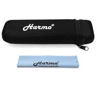 Harmonica case for 16 hole chromatic harmonica by Harmo - black zip pouch
