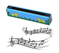 Harmonica Children 16 Holes Harmonica Harmonica Children's Wooden Harmonica for Beginners Students Children
