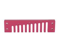 Harmonica Comb 10 Holes, Metal Instrument Accessory Part for Marine Band Crossover, Rose Red Color with Fine Crafting, Ergonomic Design for HOHNER Harmonica, Easy to Install and Du