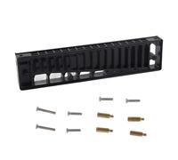 Harmonica Comb Aluminum Alloy 12 Holes Seamless Fit Frosted Design for Super64 Super64X Replacement Part Musical Instrument Accessory