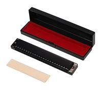 Harmonica de 24 Hoyos, Órgano de Boca Profesional Diatónico con 24 Agujeros de Clave de C, Hecho de Metal y Abdominales, para Maestros de Música, Estudiantes, Viajeros y Escenas al Aire Libre