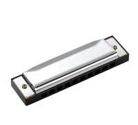 Harmonica Key of C, Harmonica Mouthorgan 10 agujeros, con caja transparente, armónica para adultos, principiantes y profesionales