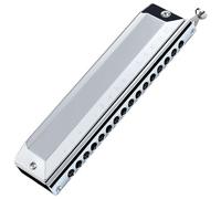 Harmónicas armónicas cromáticas, 16 agujeros 64 tonos armónicos, 7.7x1.8x1.2 armónicos de órgano de boca portátil con caja de almacenamiento para adultos niños amantes de la música principi