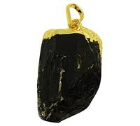 Harmonize Piedra Negra del turmalina Pendiente Reiki Que Cura la joyeria Espiritual del Locket Espiritual