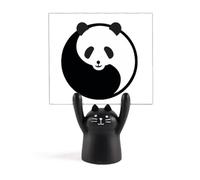 Harmonize - Soporte para notas de panda negativo positivo que rodea, diseño de gato negro