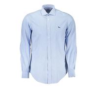 Harmont & Blaine Camisa de algodón azul claro para hombre, Azul/claro, X-Large