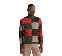 Harmont&Blaine - Jersey de cuello redondo para hombre de mezcla de lana con detalles Color Block HRP799030646 8052381000508 - XL, Verde, L
