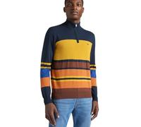 Harmont&Blaine - Jersey de hombre de mezcla de lana con detalle de media cremallera HRP824030788 8052381027482 - XXL, azul navy, XL