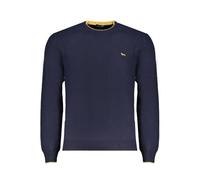 Harmont & Blaine - Hombre Camiseta pariscuello Basic Azul HRM007 030187 801, predeterminado, Large