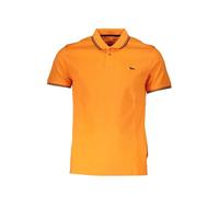 Harmont & Blaine Sleek Summer - Polo ajustado para hombre, color naranja, talla XL, Naranja