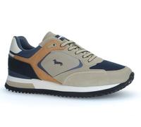 Harmont&Blaine - Zapatillas deportivas para hombre de ante y tela con detalles Color Block EFM252.040.A60.BN 8051971474262-45, Beige Avio, 44 EU