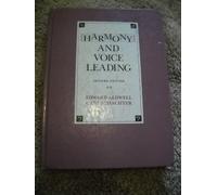 Harmony and Voice Leading