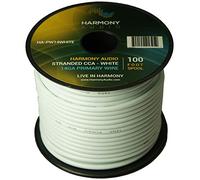 Harmony Audio HA-PW14WHITE - Cable de cable de alimentación o tierra de calibre 14 para audio de coche, remolque, tren, mando a distancia