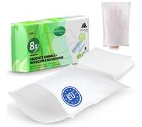 Harmony Care - 8 guantes de lavado desechables de Spunlace, para adultos y bebés, extra gruesos, resistentes a la irritación desechables, húmedos