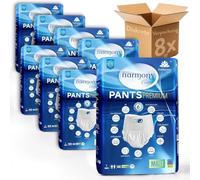 Harmony Care ® MAXI - Pañales absorbentes para adultos - Pantalones discretos para incontinencia para mujeres y hombres - Pañal para adultos, talla L, 64 unidades