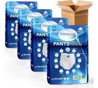 Harmony Care ® MAXI - Pañales absorbentes para adultos - Pantalones discretos para incontinencia para mujeres y hombres - Pañal para adultos, talla L, 32 unidades