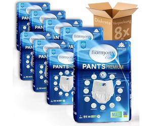 Harmony Care ® MAXI - Pañales absorbentes para adultos - Pantalones discretos para incontinencia para mujeres y hombres - Pañal para adultos, talla L, 64 unidades
