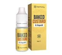 Harmony E-líquido de CBD (más de 99% pureza) - Baked Custard - 300 mg CBD en 10 ml - Sin Nicotina