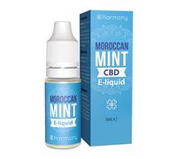 Harmony E-líquido de CBD (más de 99% pureza) - Moroccan Mint - 100 mg CBD en 10 ml - Sin Nicotina