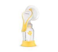 Medela Harmony extractor de leche manual, diseño suizo, compacto, con embudos PersonalFit Flex y tecnología 2-Phase Expression de Medela