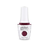 Harmony Gelish Gel para manicura y pedicura a touch of sass, rojo intenso (Burgundy) - 15 ml