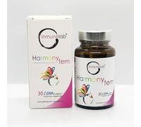 HarmonyFem - Complemento alimenticio a base de extractos de plantas, N-Acetil L-cisteina, L-triptófano, probióticos, vitaminas y L-leucina. (Pequeño 30 capsulas)