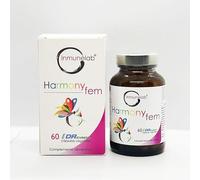 HarmonyFem - Complemento alimenticio a base de extractos de plantas, N-Acetil L-cisteina, L-triptófano, probióticos, vitaminas y L-leucina. (Grande 60 capsulas)