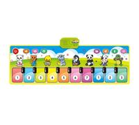 HarmonyJump Teclado de piso musical - Manta de juego Almohadilla de sonido digital que apoya la coordinación del movimiento de educación temprana Exploración de audio Actividad electrónica juguete Niñ