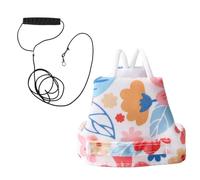 Harnais Pour Oiseaux - Pour Et Corde De Traction, Vêtements Anti-mouches Rétractables Réglables Pour Animaux De Compagnie | Laisse De Sécurité Pour Petits Oiseaux, Pour Perroqu