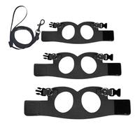 Harnais réglable pour dragon barbu, laisse pour lézard - conjunto de 3 évasions pour s'échapper avec corde | Accessoire de promenades en plein air sûr pour les petits reptiles et les animaux domestiqu