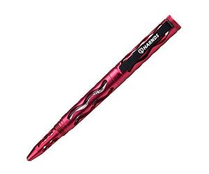 HARNDS Brook Bolígrafo de autodefensa, bolígrafo táctico Herramienta de autodefensa Rompevidrios con equipo de supervivencia DEC de acero de tungsteno multifuncional (rojo)