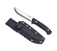 Harnds Forester Full Tang Cuchillo Fijo con Sandvik 14C28N Hoja Bushcraft al Aire Libre Caza Supervivencia (Mango G10 + Funda Kydex)