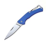 Harnds Lark Cuchillo de bolsillo plegable Hoja 8Cr14MoV Mango G10 Herramienta de corte para exteriores Mini llavero Cuchillo de junta deslizante EDC Multitools CK1101 (Azul)