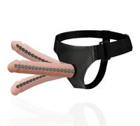 Harness Attraction Ãrnes Con Consolador Articulable Doble PenetraciÃ³n 22.5 X 4.5 Cm
