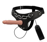 Harness Attraction Ãrnes Con Vibrador Doble PenetraciÃ³n 19 X 4 Cm