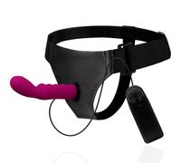 Harness Attraction Ãrnes Con Vibrador Punto G Doble PenetraciÃ³n 15.5 X 3.7 Cm