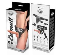 Harness Attraction Arnés Emmett Realístico Vibrador 16.5 Cm - Diseño Con Vibración Para Fantasías Completas