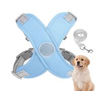 Harness for Medium Size Dog, No-Pull Dog Harness Set, Material transpirable, Reflective Straps for Car Travel, Outdoor Walking, Hiking & Training