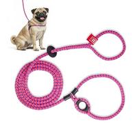 Harness Lead Arnés y Correa para Perros, antitirones, Cuerda Acolchada de una Sola Pieza, Evita Que se Escape y se Arrastre, el Nuevo Inserto es extraíble (Talla S/M, Rosa/Morado)