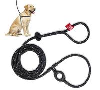Harness Resistente al Escape de Plomo Reduce el tirón (Mediano/Grande, Negro Reflectante)
