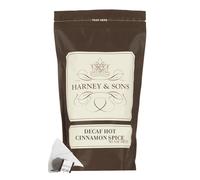 Harney & Sons Especia descafeinada del té de canela caliente, bolso del bolso de 50 cuentas