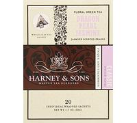 Harney & Sons Green Tea, Dragon Pearl Jasmine, 20 Sachets