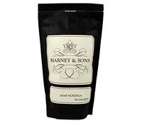 Harney & Sons Moringa de cáñamo | Mezcla de bienestar para dormir profundo con cáñamo, moringa, albahaca santa y hierbas, bolsa de 50 unidades